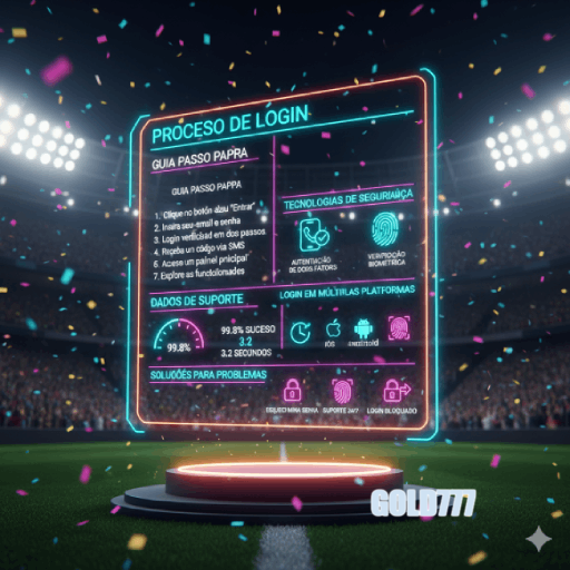 Figura 1 do login da GOLD777